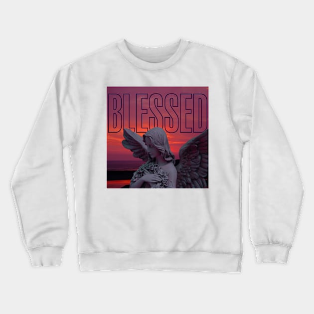 BLESSED SUNSET Crewneck Sweatshirt by svksesmatamv
